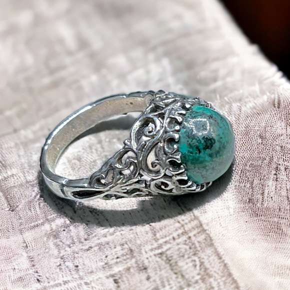 🌺Vintage Sterling & Eliat Ring - Picture 1 of 11